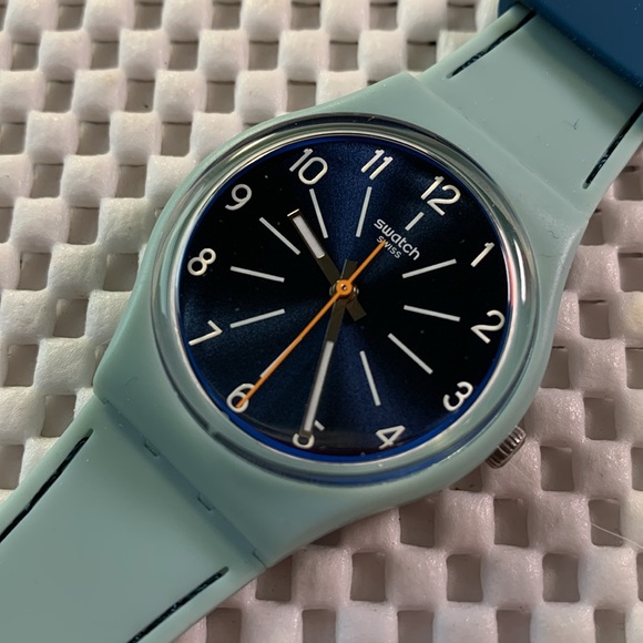 Swatch Accessories - Swatch Watch - GM184 - BLUE STITCHES